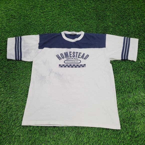Vintage 90s Homestead-Miami Speedway Shirt XL 23x28 USA - Picture 1 of 15